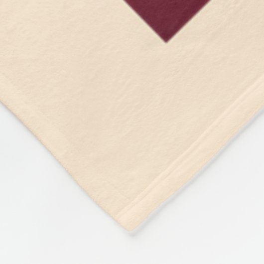 London, England| Retro Illustrierte Typografie Fleecedecke (Ecke)