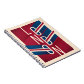 London, England| Retro Illustrierte Typografie Notizblock (Rechte Seite)