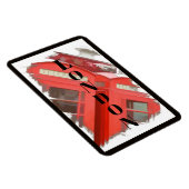 London England Retro Red Phone Booth Magnet (Rechte Seite)