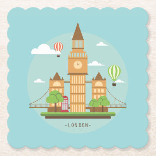 London England Sehenswürdigkeiten Getränkeunterset Untersetzer