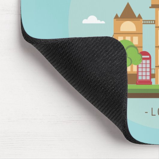 London England Sehenswürdigkeiten Mouse Pad Mousepad (Ecke)