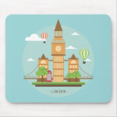 London England Sehenswürdigkeiten Mouse Pad Mousepad (Vorne)