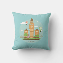 London England Sehenswürdigkeiten Throw Pillow Kissen
