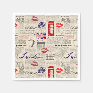 London, England Serviette