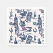 London, England Serviette (Vorderseite)