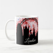 London-England-Silhouette Kaffeetasse (Links)
