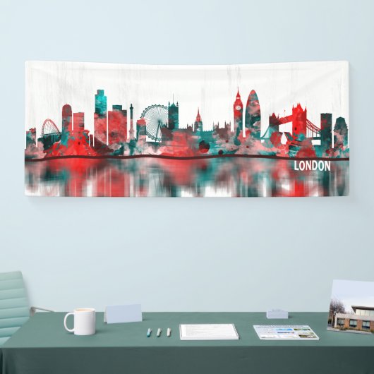 London-England-Skyline Banner (Messe)