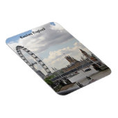London England Skyline, Big Ben, London Eye, Thems Magnet (Rechte Seite)