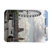 London England Skyline, Big Ben, London Eye, Thems Magnet (Horizontal)
