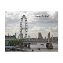 London England Skyline, Big Ben, London Eye, Thems
