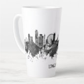 London England Skyline BW Milchtasse (Linke Ecke)
