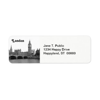 London England Skyline Etched