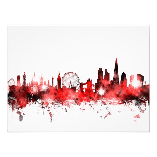 London England Skyline Fotodruck (Vorne)