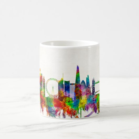 London England Skyline Kaffeetasse (Mittel)