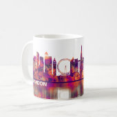 London England Skyline Kaffeetasse (Vorderseite Links)