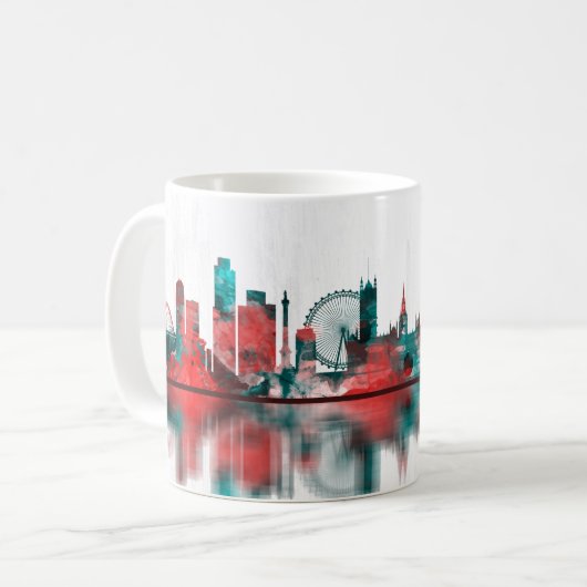 London-England-Skyline Kaffeetasse (Vorderseite Links)