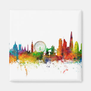 London England Skyline Magnet