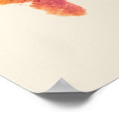 London England Skyline Poster (Ecke)