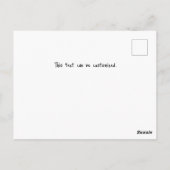 London England Skyline Postkarte (Rückseite)