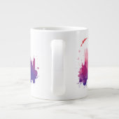 London England Skyline Splash Jumbo-Tasse (Rückseite)