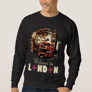 London England Souvenir Tourist für Männer Frauen  Sweatshirt