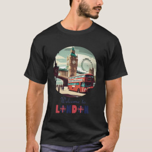 London England Souvenir Tourist für Männer Frauen T-Shirt