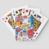 London, England Spielkarten (Rückseite)