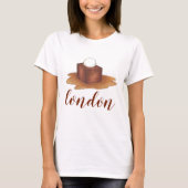 London England Sticky Toffee Pudding British Food T-Shirt (Vorderseite)
