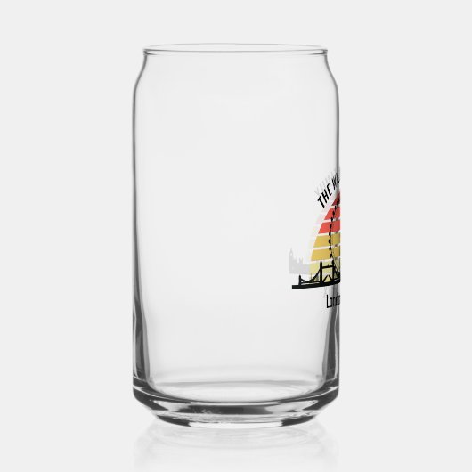 London England Sunset Custom Family Trip Dosenglas (Rechts)