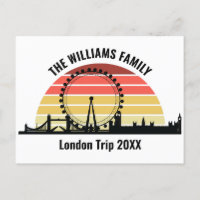 London England Sunset Custom Family Trip