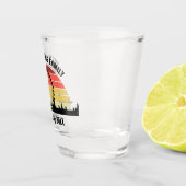 London England Sunset Custom Family Trip Schnapsglas (Rechts)