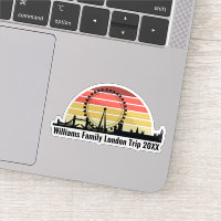 London England Sunset Individuelles Notebook