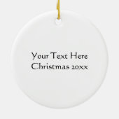 London England Thames River City Skyline Keramik Ornament (Hinten)