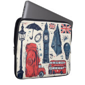 London-England-Thema Laptopschutzhülle (Vorne Rechts)