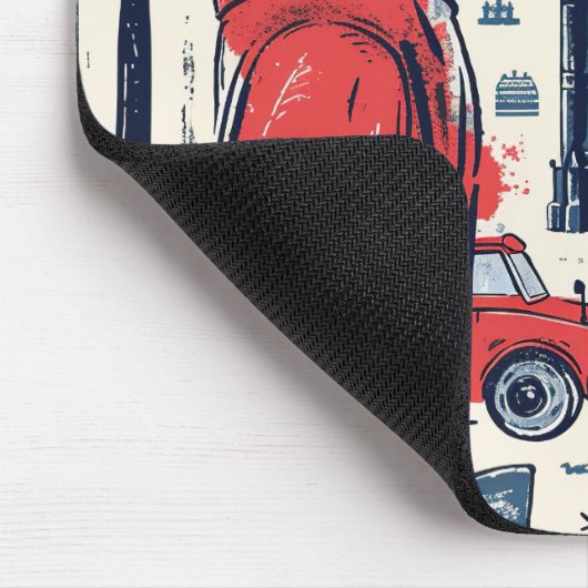 London-England-Thema Mousepad (Ecke)