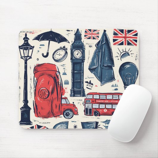 London-England-Thema Mousepad (Mit Mouse)