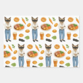 London England thematisch für Cat Lovers Geschenkpapier Set (Vorderseite 3)