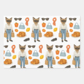 London England thematisch für Cat Lovers Geschenkpapier Set (Vorderseite)