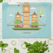 London England Themed Kitetücher Geschirrtuch (Gefaltet)