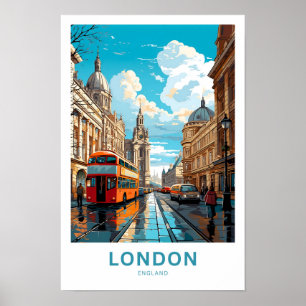 London England Travel Print Poster