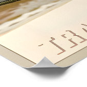 London England TWA Trans World Airlines New Retro Poster (Ecke)