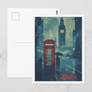 London England UK Vintage Berühmter Reiseort Postkarte