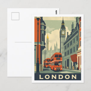 London England Vereinigtes Königreich Berühmter Re Postkarte
