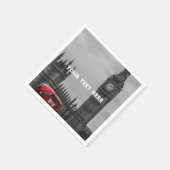 London England Vereinigtes Königreich Big Ben UK N Serviette (Ecke)