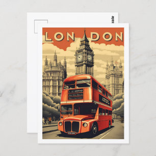 London England Vereinigtes Königreich Famous Trave Postkarte