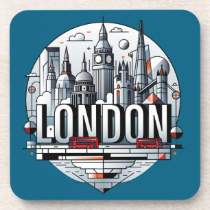 London England Vereinigtes Königreich Getränkeuntersetzer