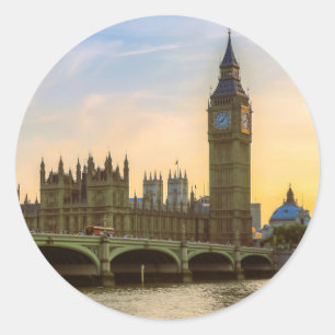 London England Vereinigtes Königreich Parlament Gr Runder Aufkleber
