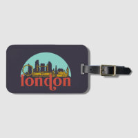 London England Vintag City Skyline City Art