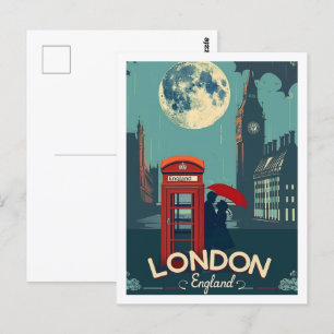 London England Vintag Fantastischer Reiseort Postkarte
