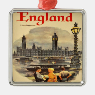London England Vintage Stil Big Ben Ornament Aus Metall